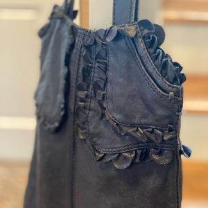 Lucky Brand Black leather shoulder bag